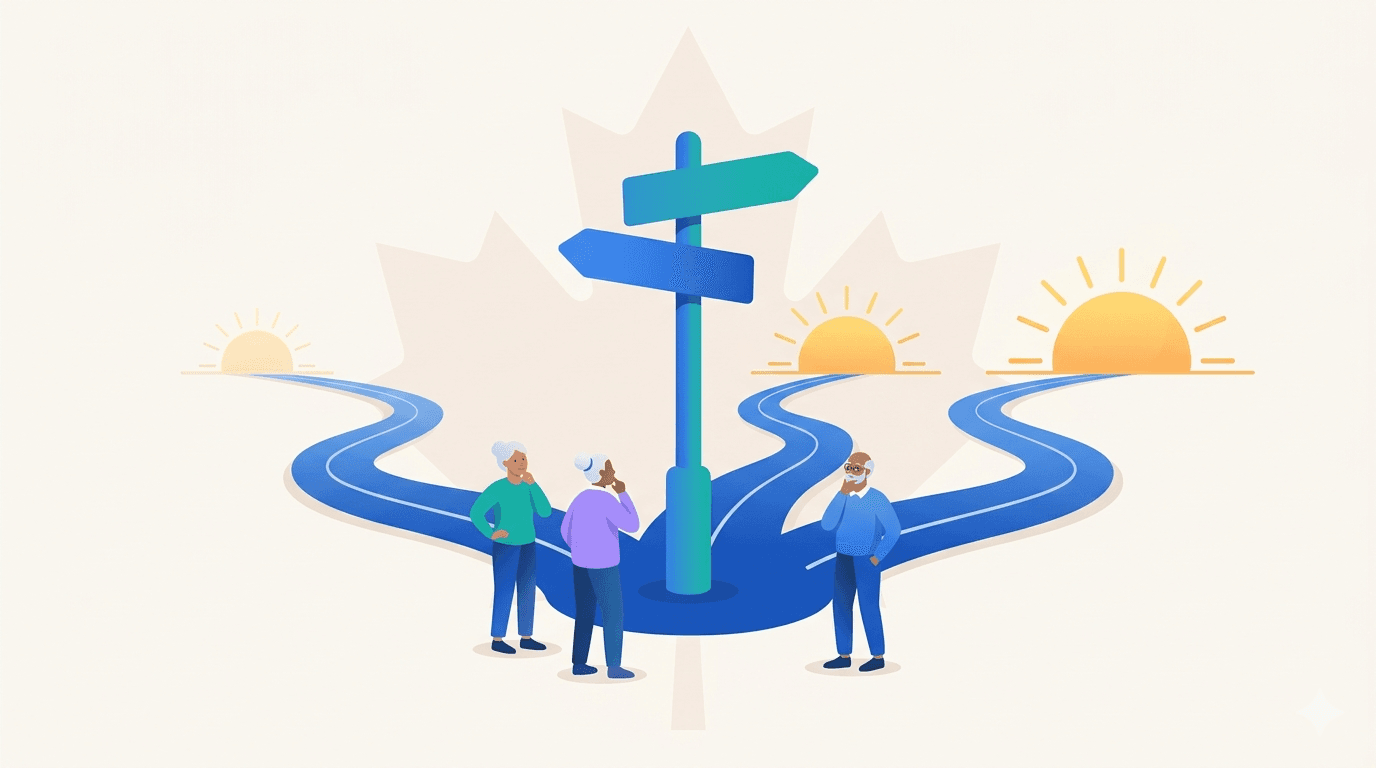 Take CPP at 60, 65, or 70? What the Numbers Said for Three Different Retirees - Illustration